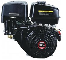 Loncin G390F-I benzininis variklis 389 cm³ – velenas 25,4 mm (1”) × 71 mm