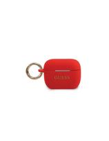 Guess Silicone Glitter dėklas, skirtas AirPods Pro – raudonas