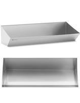 Vonios konteinerio padėklas bulvytėms iš nerūdijančio plieno 80 x 30 cm