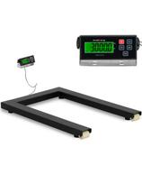 LCD 3000 / 1 kg slidžių sijų padėklų skalė 121 x 84 cm