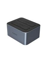 6626C3-C-V1 neprisijungus veikianti klonavimo stotelė, skirta 2 x 2,5 colio / 3,5 colio SATA HDD / SSD – pilka