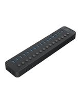 Hub CT2U3-16AB su 16x USB-A jungikliais - juodas