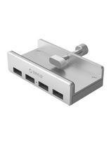 Stebulės skirstytuvas MH4PU monitoriaus stalo gnybtui 4x USB-A – sidabrinis