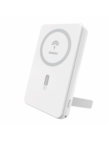 K14S+ 10000mAh išorinė baterija su 20W stovu USB-A / USB-C / MagSafe - balta