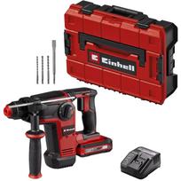 Einhell TP-HD 18/28 Li BL+4 akumuliatorinis perforatorius gręžimui ir kalimui 18V bešepetėlinis Power X-Change 4514274 komplektas su 3.0Ah akumuliatoriumi įkrovikliu dėklu priedais