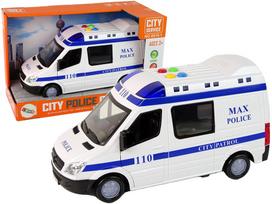 Policijos automobilis su šviesomis ir garsais