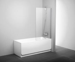 Vonios sienelė Ravak PVS1-80, 80 cm x 140 cm x 80 cm, balta sp./skaidrus