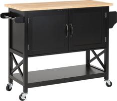 Lentyna su ratukais Beliani Mele, juoda sp./medžio sp., 44 cm x 102 cm x 90 cm
