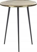 Kavos staliukas Beliani Telfer, aukso sp./juoda sp., 43 cm x 43 cm x 55 cm