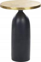 Kavos staliukas Beliani Tekapo, aukso sp./juoda sp., 36 cm x 36 cm x 52 cm