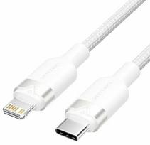 Laidas Vention LALWH, USB Type C/Lightning, 200 cm, balta sp.