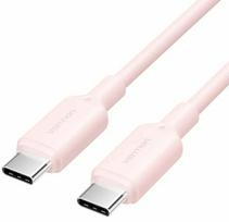 Laidas Vention TRCPF, 2 x USB Type C, 100 cm, rožinė sp., 60 W