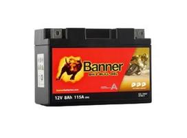 Banner 8Ah Bike Bull GEL 12V 112A akumuliatorius 150x69x105mm