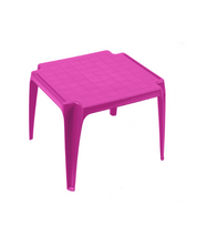 Plastikinis vaikiškas staliukas TAVOLO BABY, 55 x 50 x 44 cm, violetinės sp.