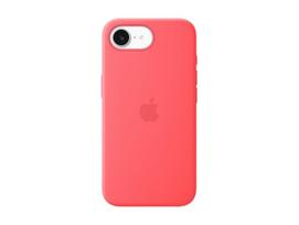 Apple iPhone 17e Silicone Case with MagSafe – Bright Guava