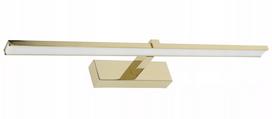 Voninis LED sieninis šviestuvas virš veidrodžio 12W 60cm auksinis