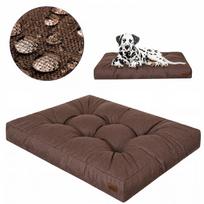 Doggy GRAND LIGHT dygsniuotas vandeniui atsparus čiužinys šunims, dydis L 90x70 cm, rudas