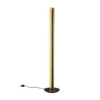 Juodos spalvos pastatomas šviestuvas LED su pritemdymo funkcija (aukštis 142,5 cm) Texel – Trio
