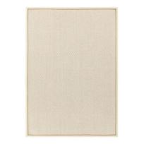 Apverčiamas/rankų darbo kreminės spalvos iš vilnos mišinio kilimas 67x240 cm Korra Double Loop – Asiatic Carpets