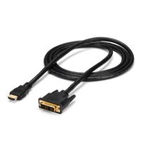Kabelis StarTech HDMIDVIMM6 HDMI male, DVI-D male, 1.8 m, juoda sp.