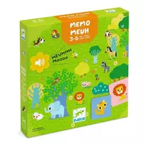 Djeco Edukacinis stalo žaidimas - Memo Meuh (Gyvūnų balsai) DJ08482