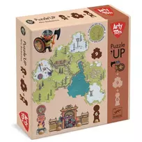 Djeco Arty Toys - Milžiniška dėlionė su figūrėle - Vikingas Alrikas (15 det.) DJ06852