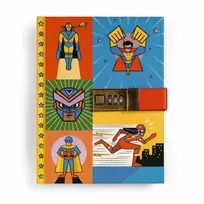 Djeco Slapta užrašų knygutė su kodu - Superherojai DD03618