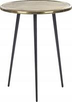 Kavos staliukas Beliani Telfer, aukso sp./juoda sp., 43 cm x 43 cm x 55 cm