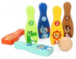 Kėgliai Tooky Toy, įvairių spalvų