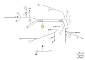 Bmw E90 E91 E92 Variklio Valdymo Laidynas Originalus 12517811808