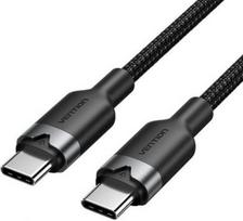 CABLE USB-C TO USB-C/1M BLACK TRDBF VENTION TRDBF | 6922794783409