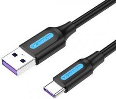 CABLE USB-C TO USB2.0/1M PVC BLACK CORBF VENTION CORBF | 6922794749504