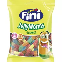 Saldainiai - guminukai rūgštūs sliekai FINI, 90 g