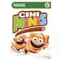 Kviečių kvadratėliai su cinamonu NESTLE CINI MINIS, 375 g