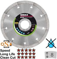 Deimantinis diskas Samedia Shoxx KVX, 250 mm x 30 mm x 1.6 mm