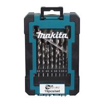 Metalo grąžtų rinkinys Makita D-78352, metalas, hss-g, cilindrinis, 1-10 mm x 16 cm