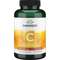 SWANSON C-500 vitaminas C iš erškėtuogių - 250 tablečių