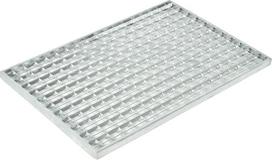 ACO Cinkuoto plieno grotelės Aco Vario 100x50 cm, batams valytis