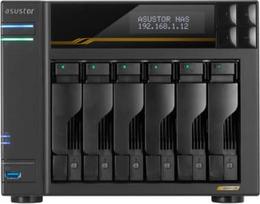 Asustor LOCKERSTOR 6 Gen3 (AS6806T) NAS Desktop AMD Ryzen V3C14 16GB DDR5 ADM Black