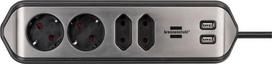 Brennenstuhl Buitinis ilgintuvas BRENNENSTUHL, 4 vt, 2USB, 2m