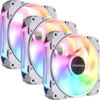 Cougar Case Fan Apolar 120 ARGB, Reverse Blade, White (3 in one package)