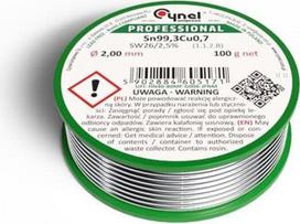 Cynel LYDMETAL SN99.3CU0.7-SW26/2.5% 2MM 100G