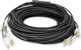 Digitus Pre-assembled Fiberglass Universal Breakout Cable, Multi Mode OM4, 8 Fibers, LC/UPC - LC/UPC