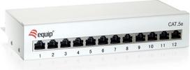 Equip 12-Port Cat.6 Desktop Patch Panel, Light Grey