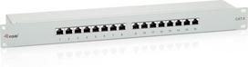 Equip 16-Port Cat.6 Shielded Patch Panel, Light Grey