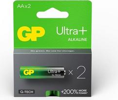 GP Elementai GP ULTRA+ ALKALINE AA/LR06, 1,5V, 2 vnt.