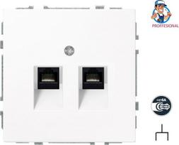 Liregus Kompiuterio lizdas LIREGUS MODERN, 2vt., mat. baltos spalvos