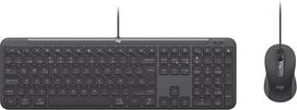 Logitech 920-013343 keyboard Mouse included Home/Office USB QWERTZ German Graphite