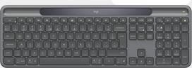Logitech Signature Slim Solar+ K980 for Business keyboard Universal RF Wireless + Bluetooth QWERTZ German Graphite