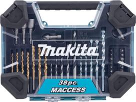 Makita Antgalių ir grąžtų rinkinys Makita 38 vnt E-22573